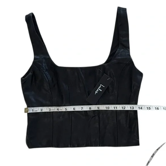 NWT  Lulus black crop top, size small. - Picture 3 of 8